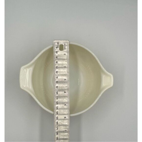 Vintage Pyrex Mixing Bowl Shenandoah Green Floral Opal Glass 750ml Collectable - Picture 8 of 10